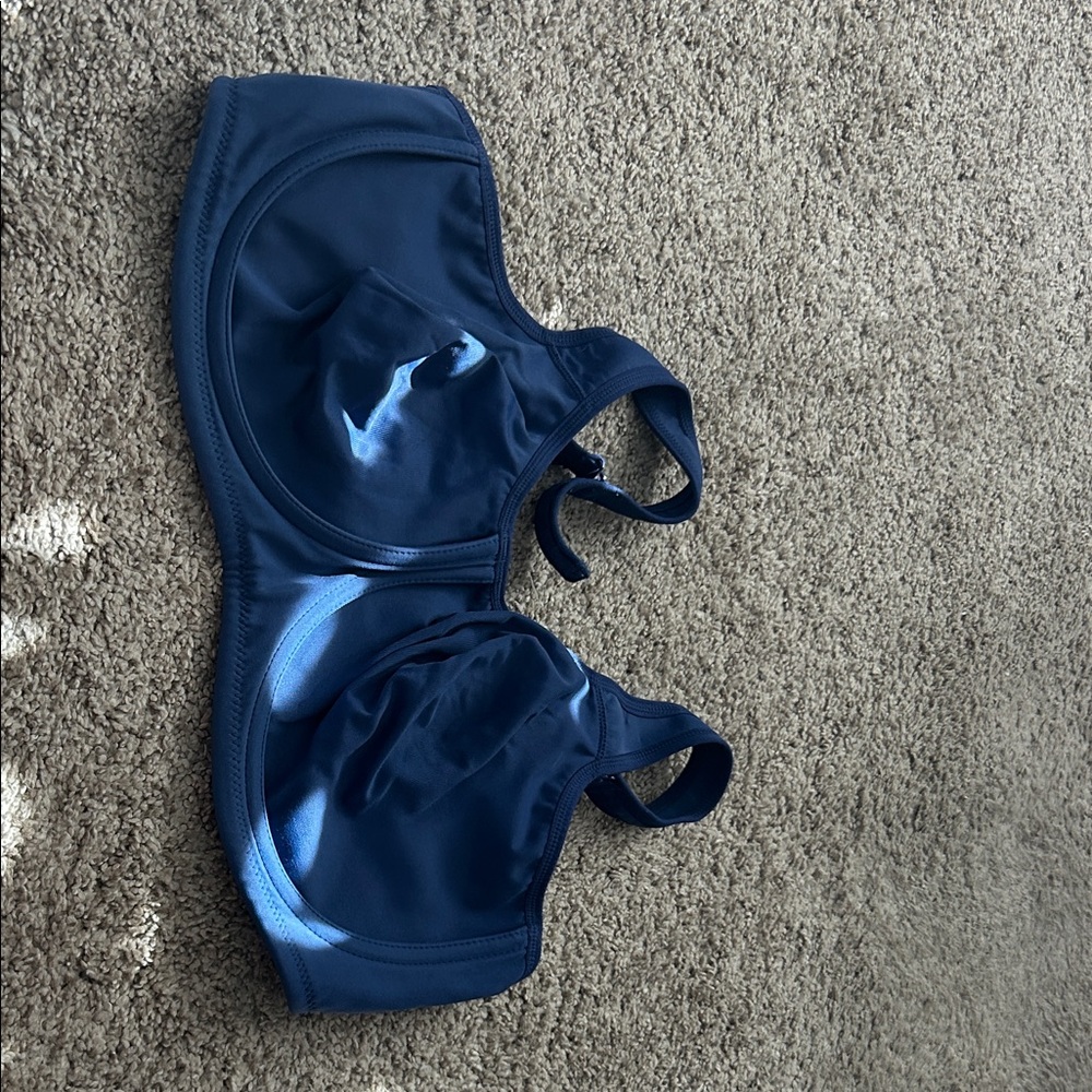Blue Underwire Bra